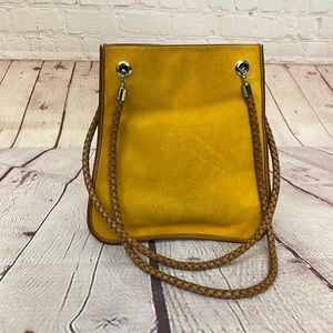 Suarez Suede Leather Handbag